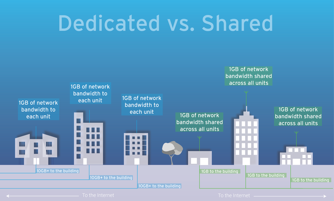 Shared Fiber vs Dedicated Fiber Blog PAXIO
